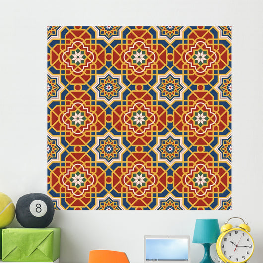 Arabesque Seamless Pattern Editable Wall Decal