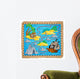 Treasure Map Theme Image Wall Decal