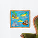 Treasure Map Theme Image Wall Decal