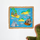 Treasure Map Theme Image Wall Decal