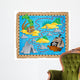 Treasure Map Theme Image Wall Decal