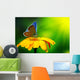 Blue Butterfly Wall Decal