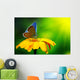 Blue Butterfly Wall Decal