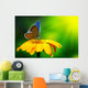Blue Butterfly Wall Decal