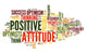 Positive Attitude Word Cloud 1 Wall Decal