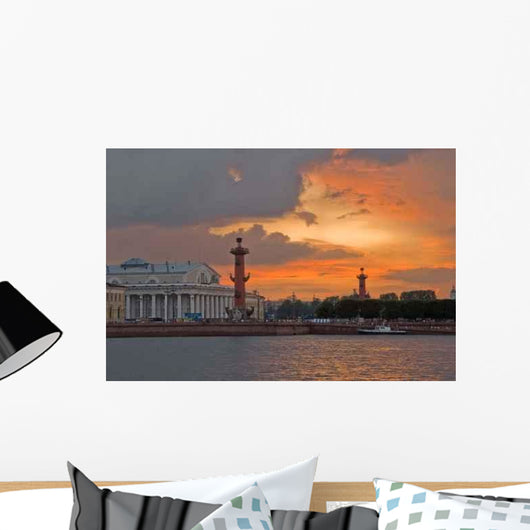 Rostral Columns Wall Decal