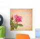 Pink Rose Wall Decal
