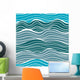 Sea Waves Seamless Pattern Wall Decal