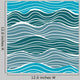 Sea Waves Seamless Pattern Wall Decal