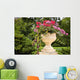 Pedestal Garden Planters Wall Decal
