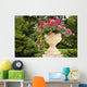 Pedestal Garden Planters Wall Decal