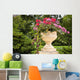 Pedestal Garden Planters Wall Decal