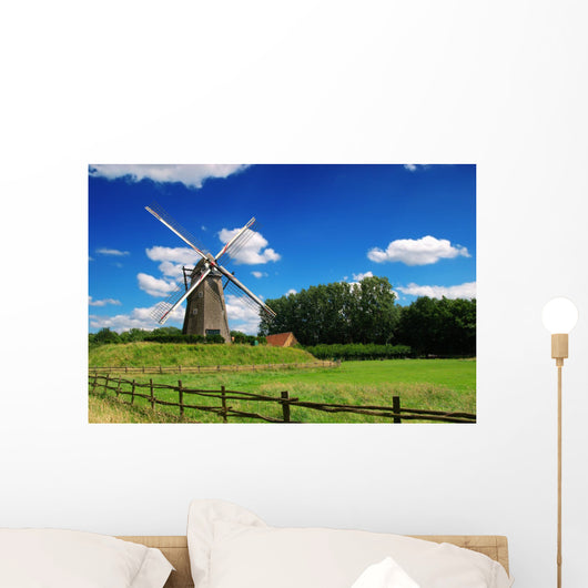 Vintage Windmill Wall Decal