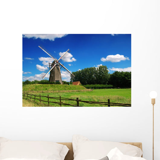 Vintage Windmill Wall Decal