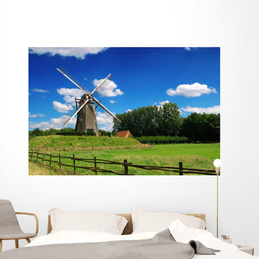Vintage Windmill Wall Decal