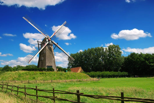 Vintage Windmill Wall Decal