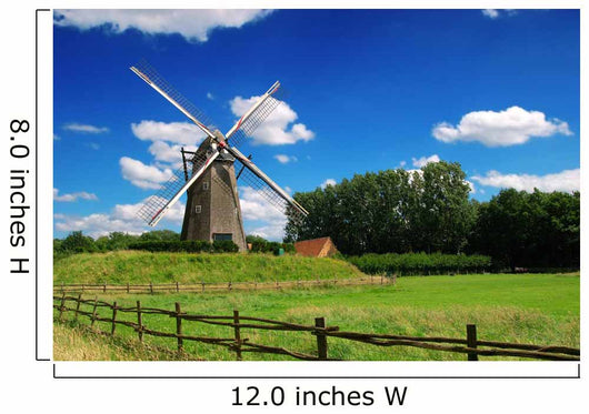 Vintage Windmill Wall Decal