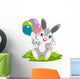 Bunny and Balloons Wall Decal