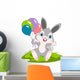 Bunny and Balloons Wall Decal