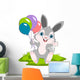 Bunny and Balloons Wall Decal
