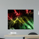 Red, Yellow, and Green Wisps Wall Decal