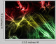 Red, Yellow, and Green Wisps Wall Decal