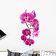 Orchid Flowers White Wall Decal