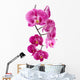 Orchid Flowers White Wall Decal