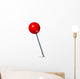 Red Pushpin Wall Decal