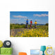 Family Biking Wall Decal