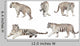 White Tiger Wall Stickers Wall Decal