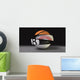 Segmented Fragmented round Sports Wall Decal