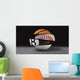 Segmented Fragmented round Sports Wall Decal