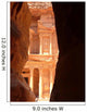 Treasury Al-khazneh from Siq Wall Decal