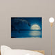 Moon Reflected Water Tropical Wall Decal