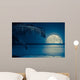 Moon Reflected Water Tropical Wall Decal