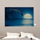 Moon Reflected Water Tropical Wall Decal