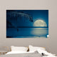Moon Reflected Water Tropical Wall Decal