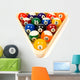 Pool Balls White Wall Decal