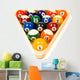 Pool Balls White Wall Decal