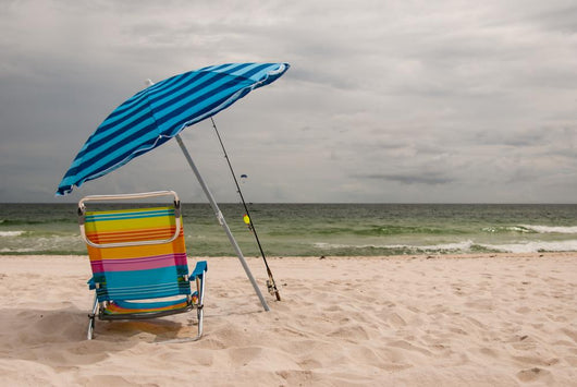 Beach Umbrella and Chair Wall Decal