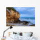 Ocean and Rocky Cliff Face Wall Decal