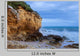 Ocean and Rocky Cliff Face Wall Decal