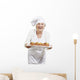 Senior Woman Cooks Muffins Wall Decal