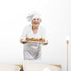 Senior Woman Cooks Muffins Wall Decal