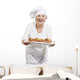 Senior Woman Cooks Muffins Wall Decal
