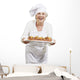 Senior Woman Cooks Muffins Wall Decal