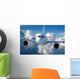 Commercial Airliner Flight Wall Decal