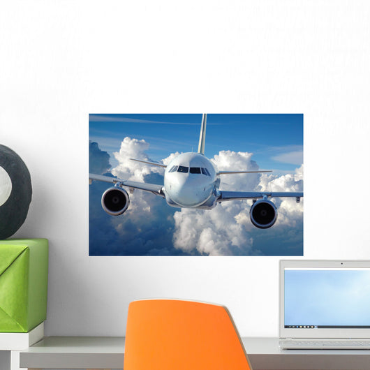 Commercial Airliner Flight Wall Decal