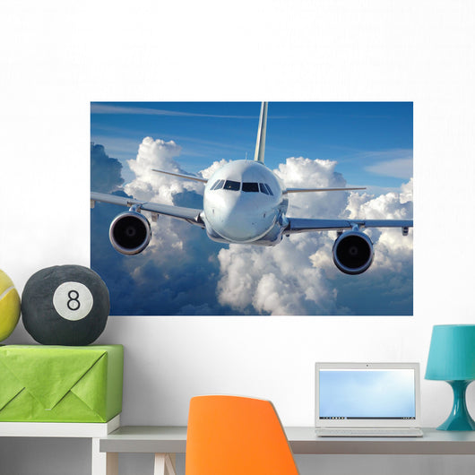 Commercial Airliner Flight Wall Decal
